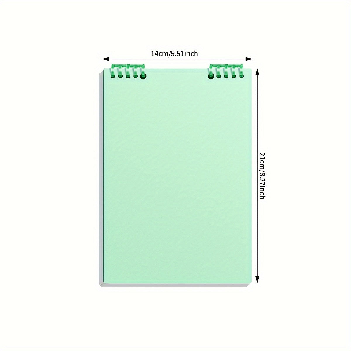 Spiral Notebook Journal Green Purple Pink Soft Cover Dividers