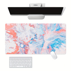 Ocean Pattern Large Mouse Pad - Non-Slip Rubber Desktop Mat