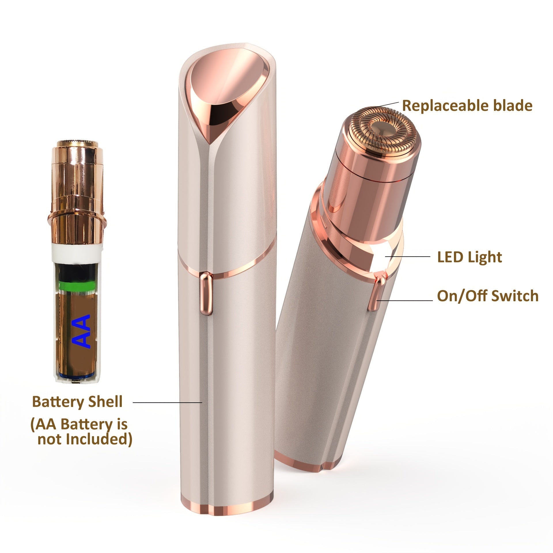 Instant Facial Hair Removal for Women Blush Rose