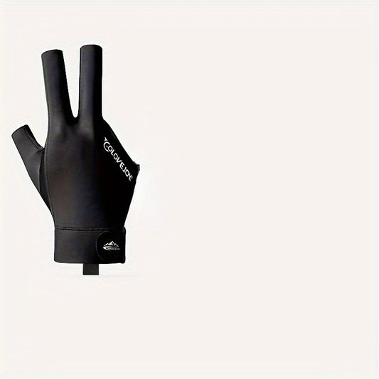 Pro Billiard Gloves Light & Breathable 3-Finger Fingerless Non-slip Glove