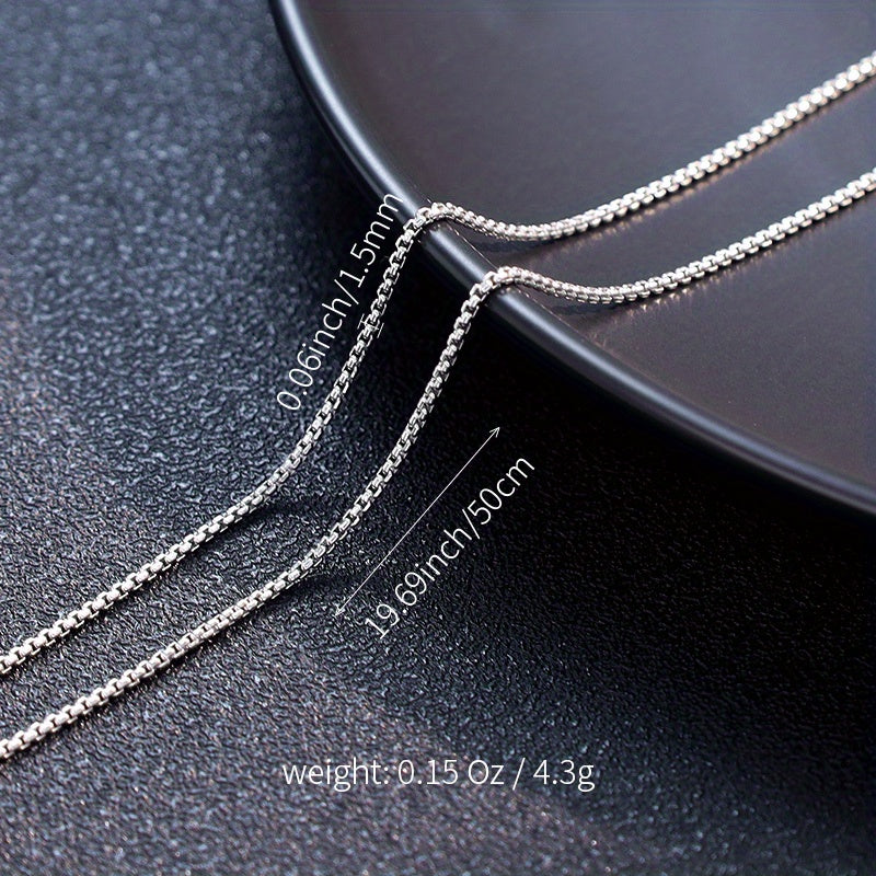 S925 Men's Hip Hop Sterling Silver Necklace Chain Variety