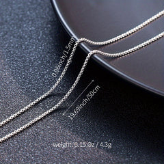 S925 Men's Hip Hop Sterling Silver Necklace Chain Variety