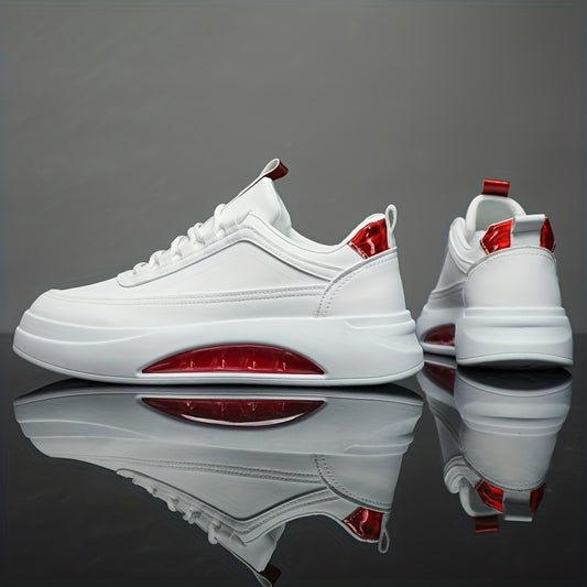 Men's Lace up Sneakers Athletic Shoes Air Cushion Shock Absorbing