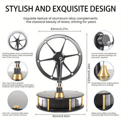 Durable Stirling Engine Puzzle with Brass and Aluminum Parts