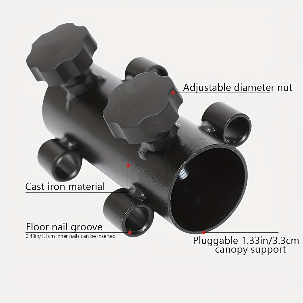 Portable Steel Tent Ground Nail Set for Windproof Fixing