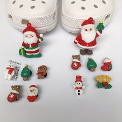 12Pcs Christmas Shoe Charms for Clogs Garden Shoes DIY Accessories