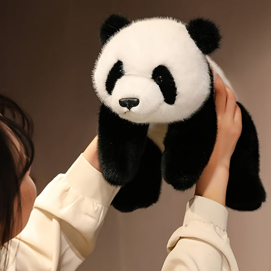 Furry Panda Plush Doll Toy Birthday Gift