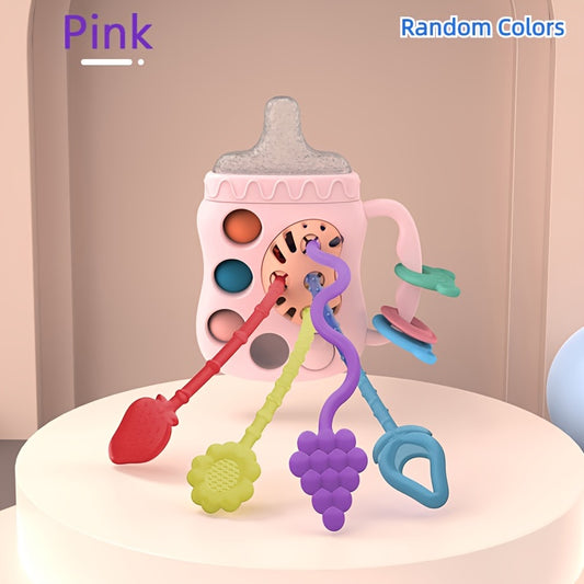 Silicone Pull String Toy for 1 Year Old Boy or Girl