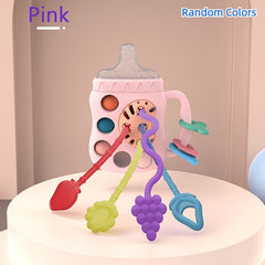 Silicone Pull String Toy for 1 Year Old Boy or Girl