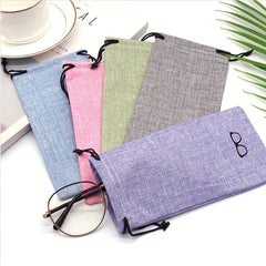 10pcs Waterproof Sunglasses Bags Unisex Print Glasses Cloth Bags