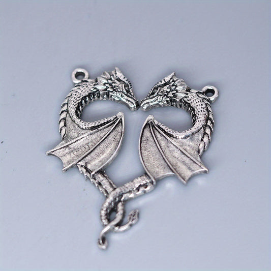 5pcs Viking Dragon Charm For DIY Jewelry Making