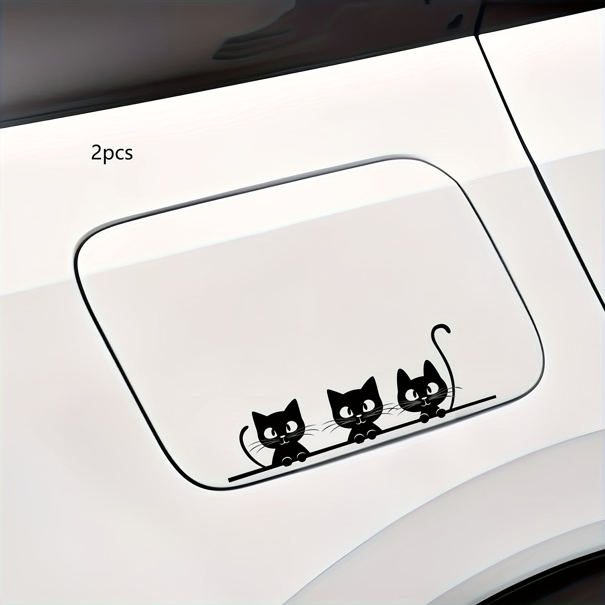 Kitten Auto Sticker PVC Decals for Motorcycles Laptops Tablets Phones