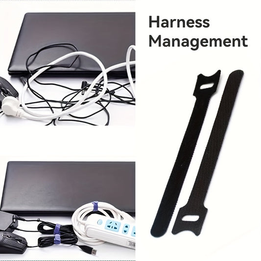 Reusable Fastening Cable Ties - Multiple Colors - Cord Organizer Ties