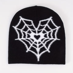 Y2K Knitted Spider Eyes Men's Hat Autumn Winter Warm Hat