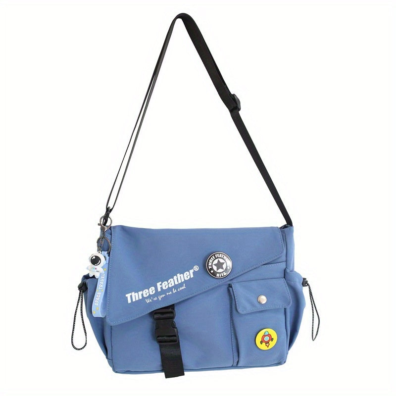 Men's Casual Messenger Bag Large Capacity Crossbody Bag