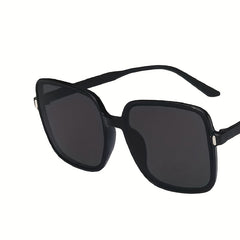Men's Gradient Lens Sunglasses Square Frame Sunscreen Glasses