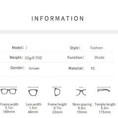 Y2K Cat Eye Sunglasses Vintage Square Sunshade Eyeglasses