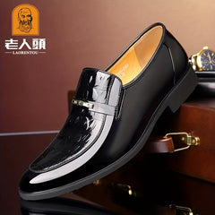 Men's No Tie Slip On Dress Shoes, Assorted Colors