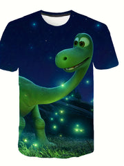 Boys' Dinosaur T Shirt 3D Print Short Sleeve Tee for Summer Outdoor Fun