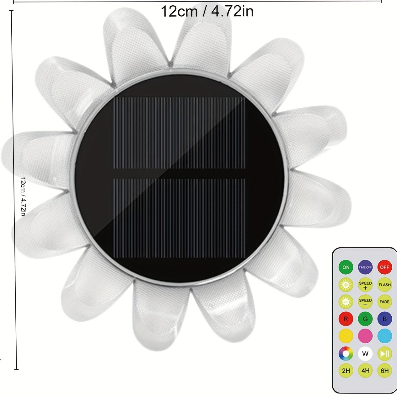 Solar Floating Light Swimming Pool LED Night Sunflower Pond Light