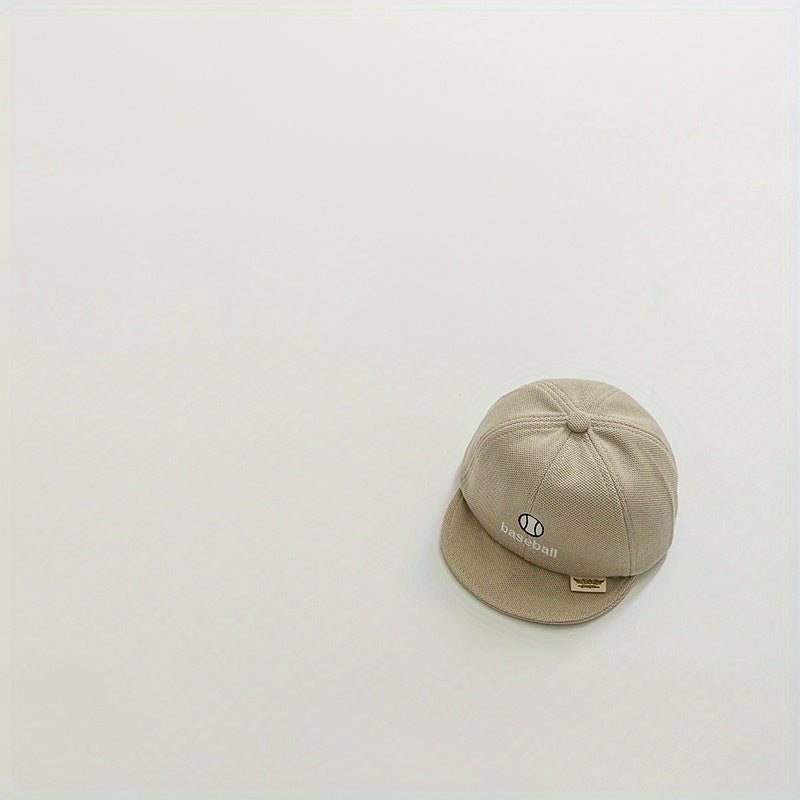 Embroidered Sun Protection Baseball Cap for Kids