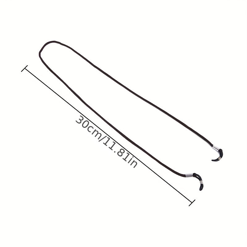 12pcs Nylon Braided Glasses Strap Anti Slip Eyewear Retainer Lanyard