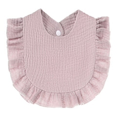 Cute Baby Ruffle Trim Bib - Ideal for Little Ones