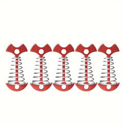 5pcs Aluminum Alloy Tent Wind Rope Buckles for Camping and Picnic