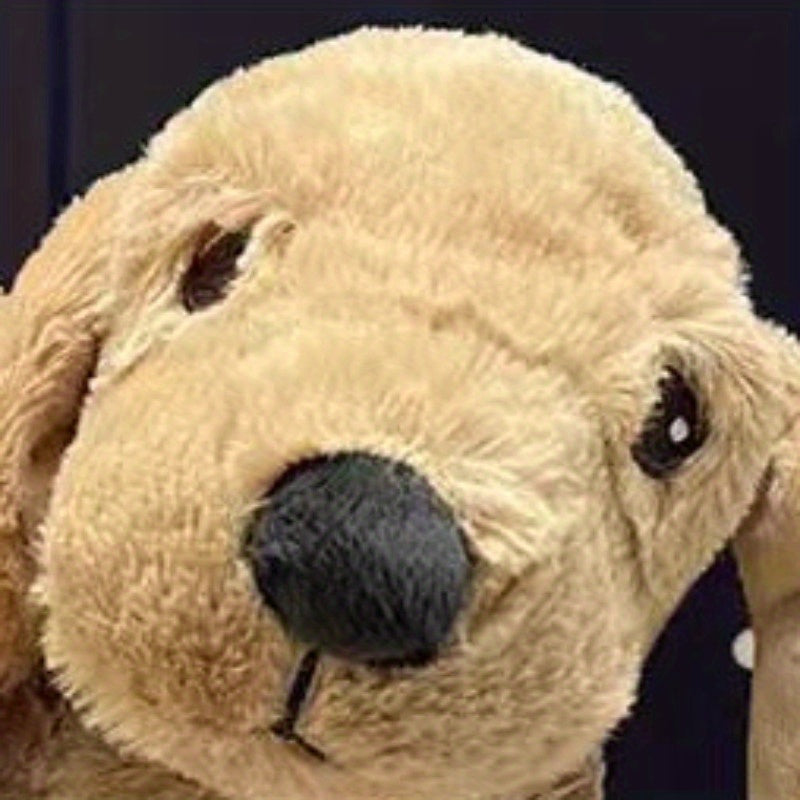 Labrador Plush Dolls Soft Hugging Stuffed Animals Deep Brown Gift Home Decor