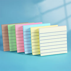 2 Pads 70 Sheets Pastel Lined Sticky Notes