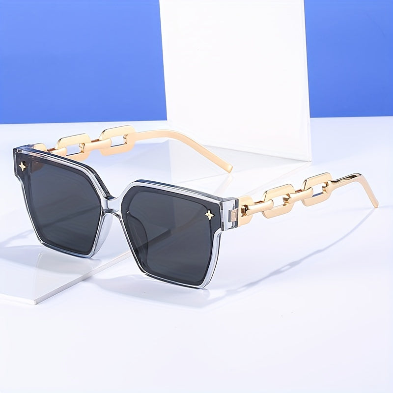 Oversized Square Sunglasses for Women Large Frame UV Protection Glasses
