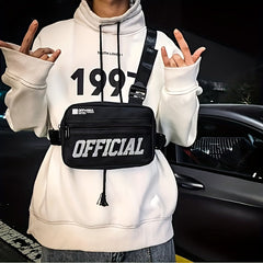 Men's Hip Hop Chest Bag Tactical Chest Rig Vest Bags