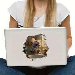 3D Eating Mouse Wall Sticker PVC Self-adhesive