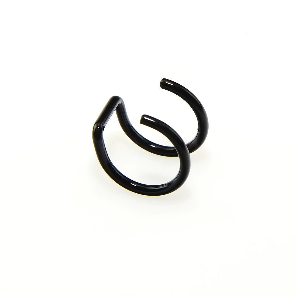 U Shaped Lip Ring Ear Clip Y2K Jewelry For Women & Girls 1 Pc