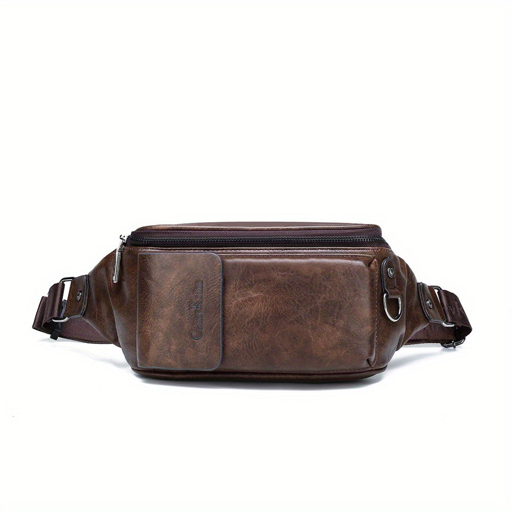 Men's Water Resistant Waist Bag Outdoor Crossbody Shoulder Bag