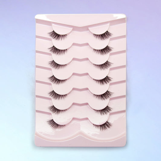 Long Thick Curly False Eyelashes: 7 Pairs