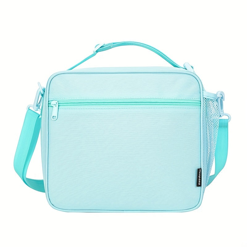 Children's Love Heart Rainbow Lunch Bag with Shoulder Strap
