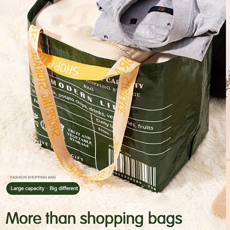 Large Waterproof Grocery Shopping Bag for Retail Stores