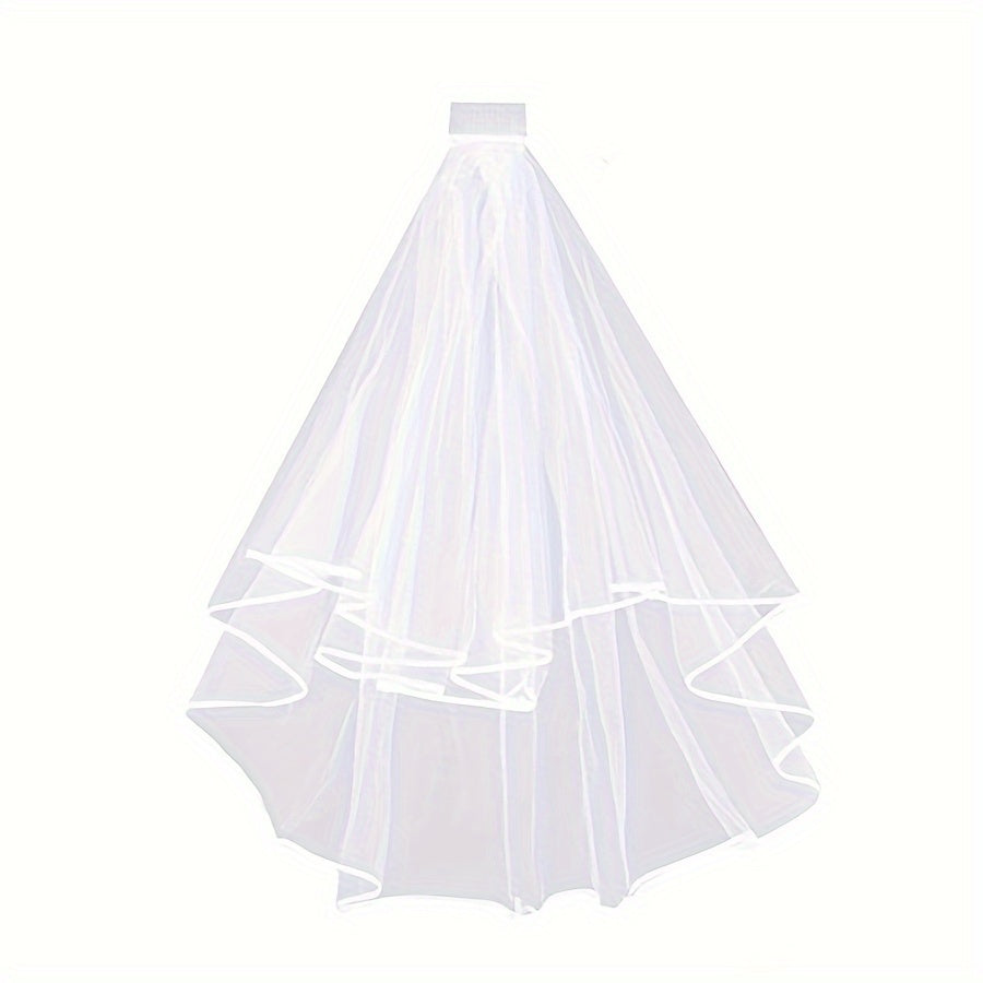 Bridal Headpiece & Veil Set for Bachelorette Party