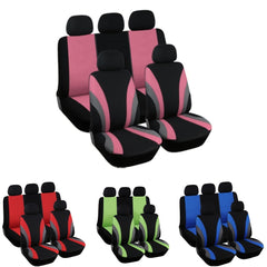 9pcs Tri Mosaic Pattern Car Seat Cover
