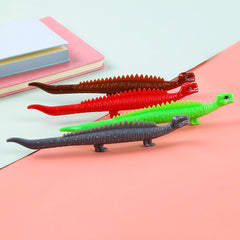 4pcs Dinosaur Gel Pen 0.5mm - Animal Shape Design Writing Tool