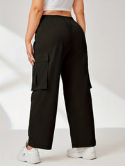  Y2K Cargo Pants Women's Plus High Rise Straight Leg Pants