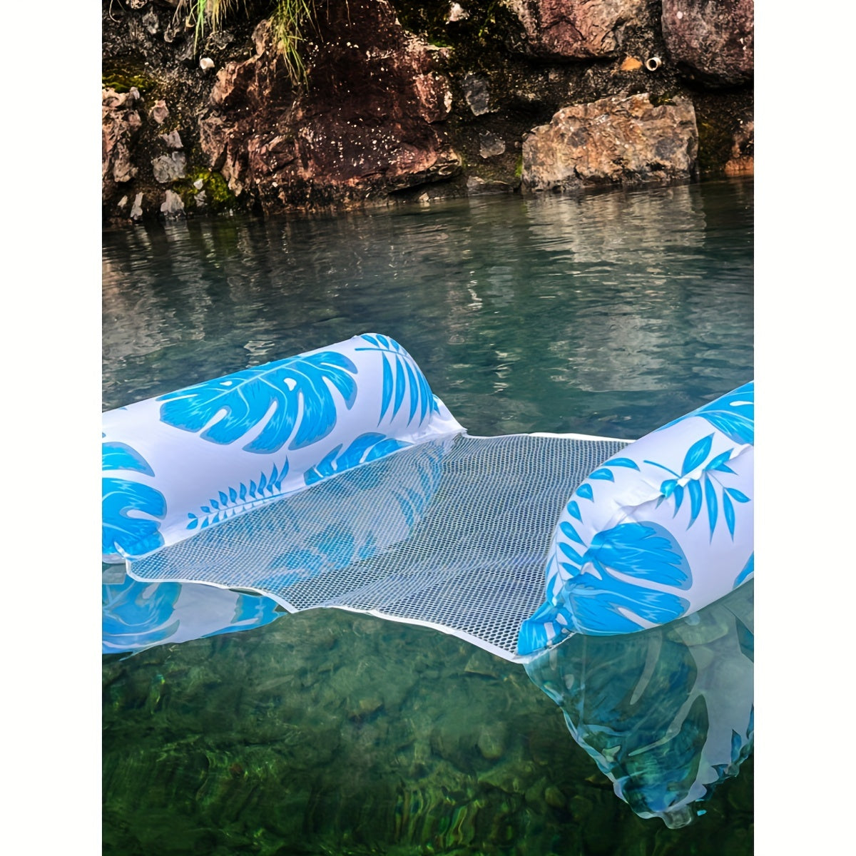 Inflatable Hammock Water Recliner Bed for Beach Pool Parties