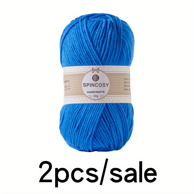 Multicolor Soft Acrylic Yarn For Knitting & Crochet 280 Yards 50g