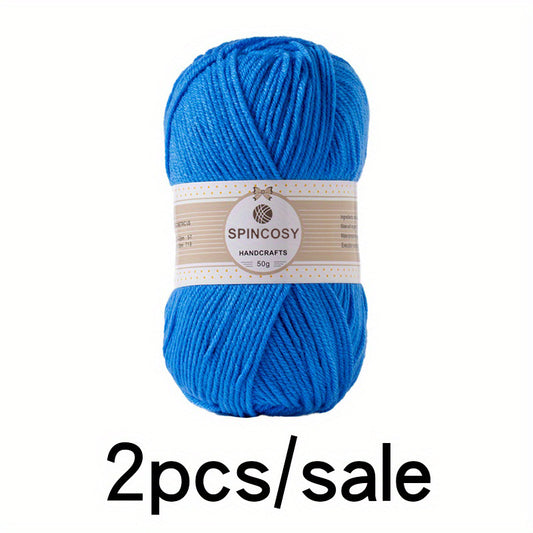 Multicolor Soft Acrylic Yarn For Knitting & Crochet 280 Yards 50g
