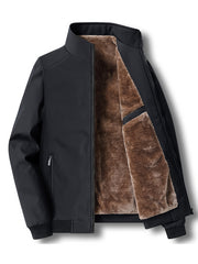 Men's Casual Warm Fleece Jacket for Fall Winter