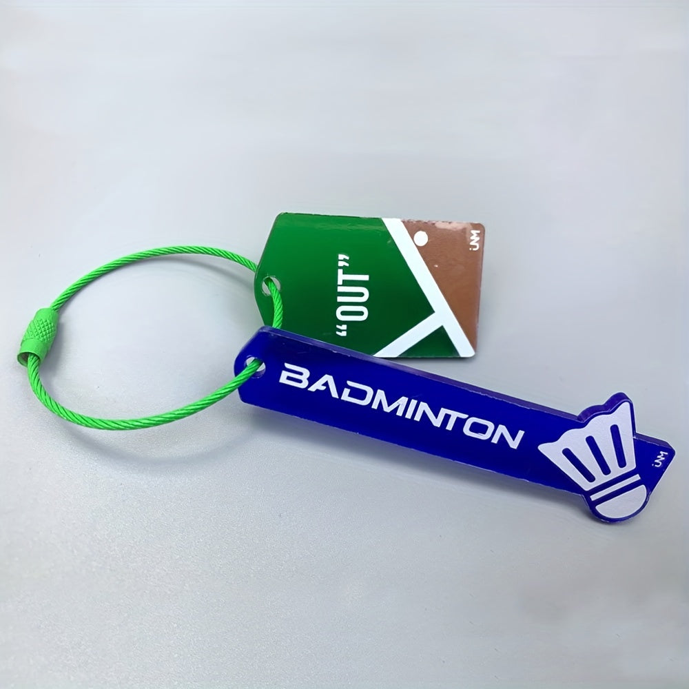 Badminton Field & Bag Pendant Gift