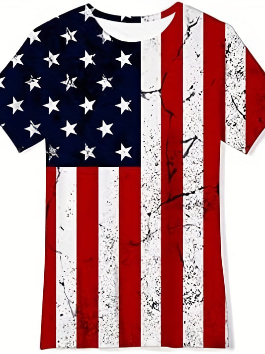 Galactic Adventure Boy's T Shirt 3D Print Active Stretch Tee
