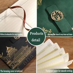 Customizable Planner Thick Journal for Notes Scheduling & Mixed Colors