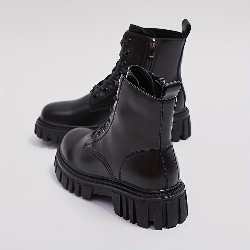 Women's Faux Leather Equestrian Boots